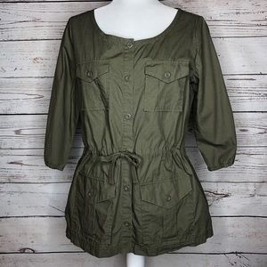 ❣️4 for $15❣️NY&C Army Green Button Up Top | M
